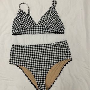 Gingham swimsuit